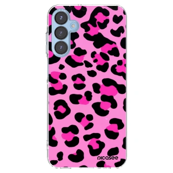 Picasee διαφανής θήκη σιλικόνης Samsung Galaxy A15 A156B 5G - Pink Tiger