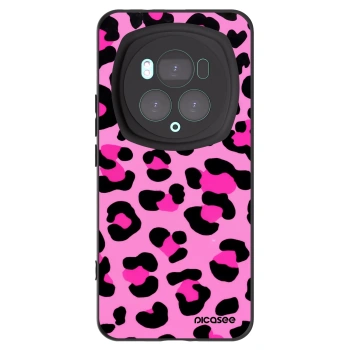 Picasee Μαύρη θήκη σιλικόνης για Honor Magic6 Pro - Pink Tiger