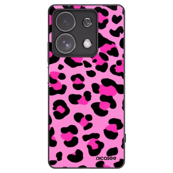 Picasee Μαύρη θήκη σιλικόνης για Xiaomi Redmi Note 13 Pro 4G - Pink Tiger
