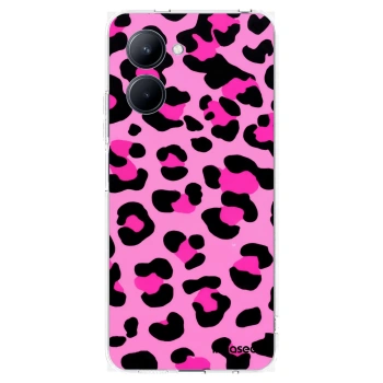 Picasee διαφανής θήκη σιλικόνης Realme C33 (2023) - Pink Tiger