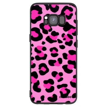 Picasee Μαύρη θήκη σιλικόνης για Samsung Galaxy S8 G950F - Pink Tiger