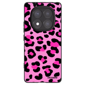 Picasee Μαύρη θήκη σιλικόνης για Xiaomi Redmi Note 14 Pro+ 5G - Pink Tiger