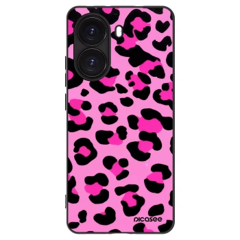 Picasee Μαύρη θήκη σιλικόνης για Xiaomi Poco X7 Pro 5G - Pink Tiger