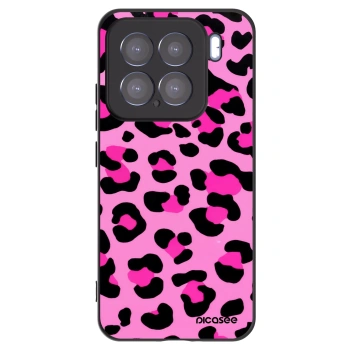 Picasee Μαύρη θήκη σιλικόνης για Xiaomi 15 - Pink Tiger