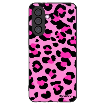 Picasee Μαύρη θήκη σιλικόνης για Samsung Galaxy A36 5G - Pink Tiger