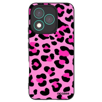 Picasee Μαύρη θήκη σιλικόνης για Honor 400 Lite 5G - Pink Tiger