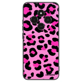 Picasee Μαύρη θήκη σιλικόνης για Xiaomi Poco C75 - Pink Tiger