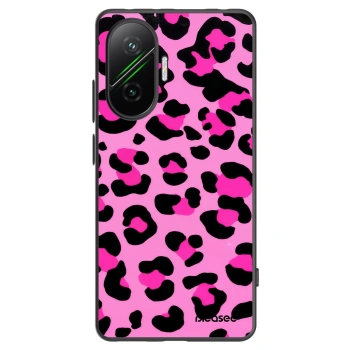 Picasee Μαύρη θήκη σιλικόνης για Xiaomi Poco F7 Pro 5G - Pink Tiger