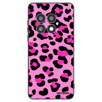Picasee Μαύρη θήκη σιλικόνης για OnePlus 13 5G - Pink Tiger