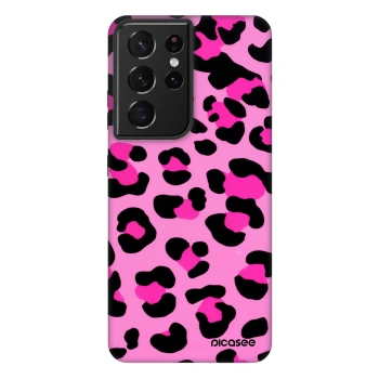 Picasee Fashion Case για Samsung Galaxy S21 Ultra 5G G998B - Pink Tiger