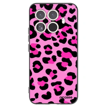 Picasee Μαύρη θήκη σιλικόνης για Xiaomi 15T Pro - Pink Tiger