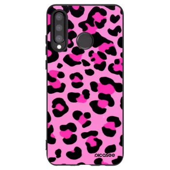 Picasee Μαύρη θήκη σιλικόνης για Huawei P30 Lite - Pink Tiger