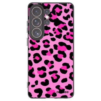 Picasee Μαύρη θήκη σιλικόνης για Samsung Galaxy S26 Ultra - Pink Tiger