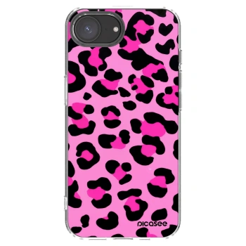 Picasee διαφανής θήκη σιλικόνης Apple iPhone 17e - Pink Tiger