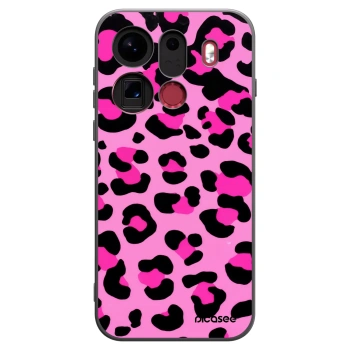 Picasee Μαύρη θήκη σιλικόνης για OPPO Find X9 Pro - Pink Tiger
