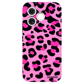 Picasee Μαύρη θήκη σιλικόνης για Honor 600 Lite - Pink Tiger