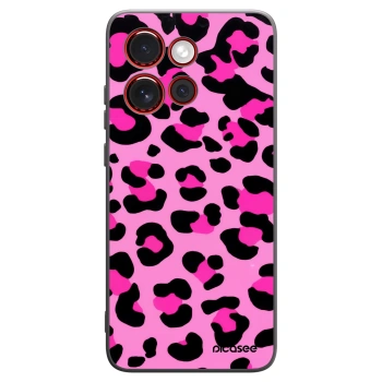 Picasee Μαύρη θήκη σιλικόνης για Motorola Edge 60 Neo 5G - Pink Tiger