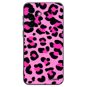 Picasee Μαύρη θήκη σιλικόνης για Samsung Galaxy A37 - Pink Tiger