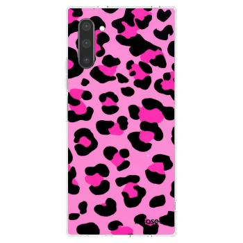 Picasee διαφανής θήκη σιλικόνης Samsung Galaxy Note 10 N970F - Pink Tiger
