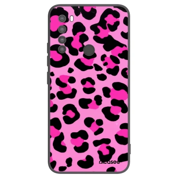 Picasee Μαύρη θήκη σιλικόνης για Xiaomi Redmi Note 8 - Pink Tiger