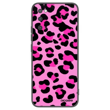 Picasee Μαύρη θήκη σιλικόνης για Samsung Galaxy S20 G980F - Pink Tiger