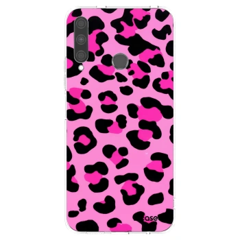 Picasee διαφανής θήκη σιλικόνης Huawei P40 Lite E - Pink Tiger