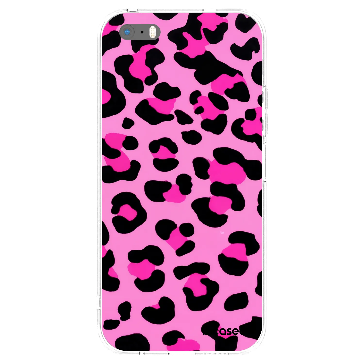 Picasee διαφανής θήκη σιλικόνης Apple iPhone 5/5S/SE - Pink Tiger