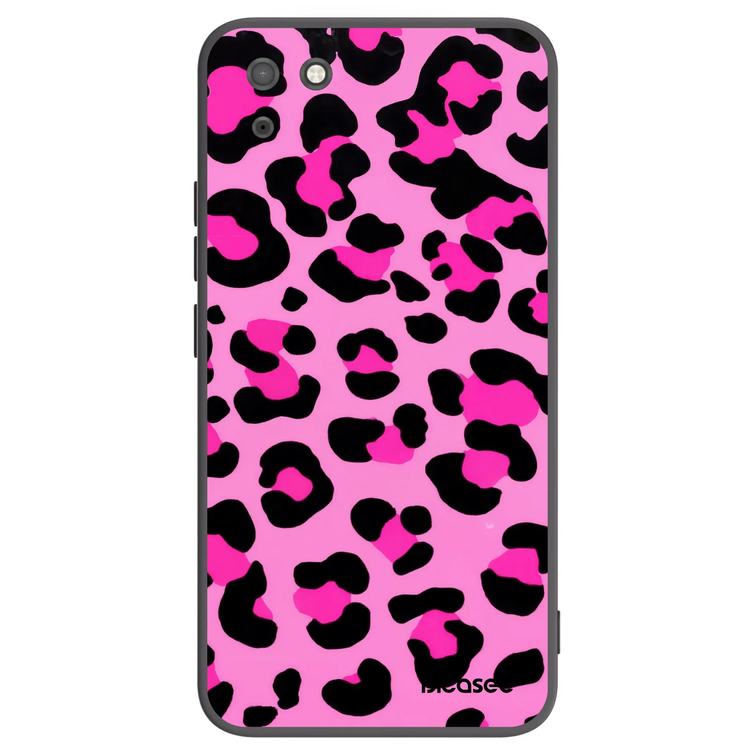 Picasee Μαύρη θήκη σιλικόνης για Huawei Y5P - Pink Tiger