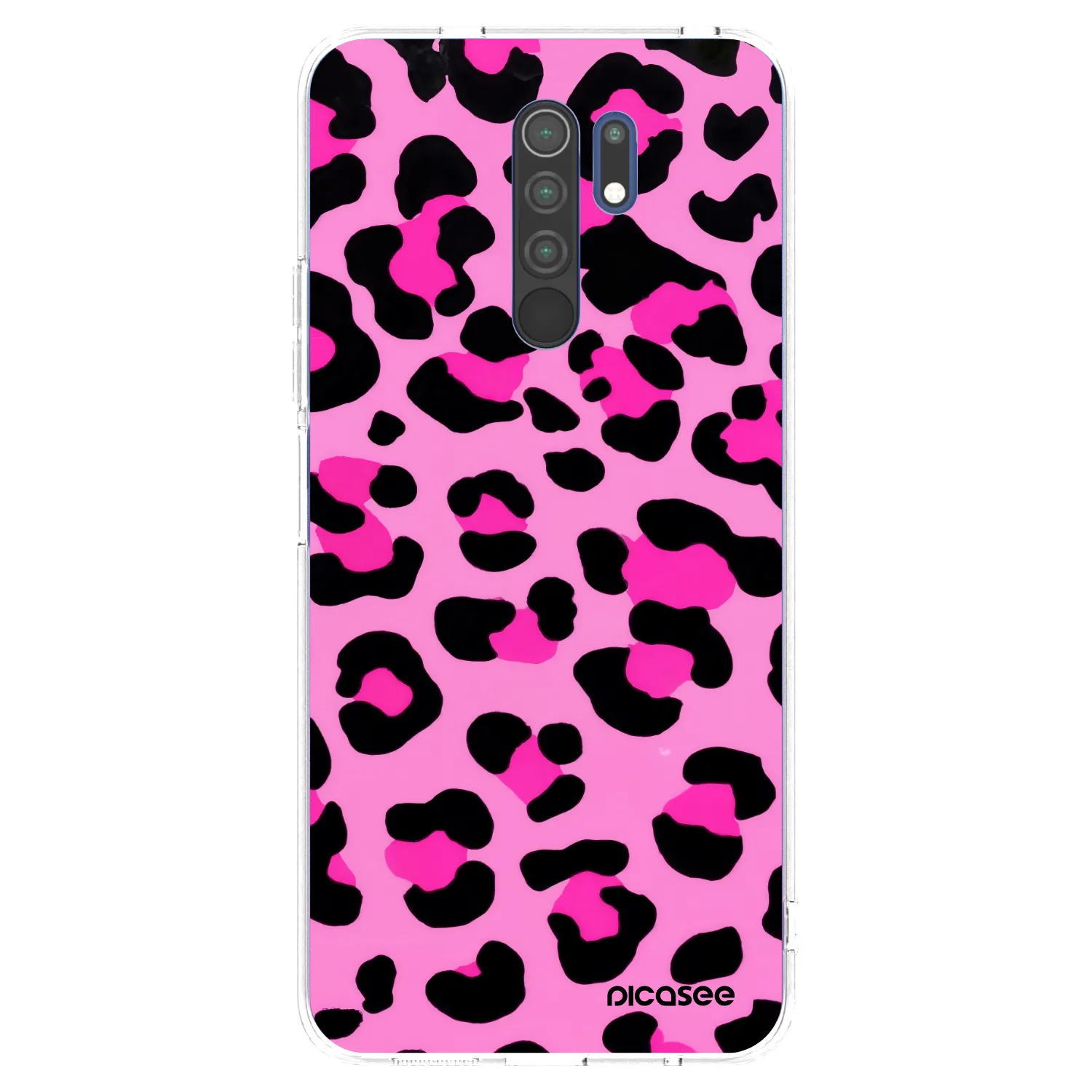 Picasee διαφανής θήκη σιλικόνης Xiaomi Redmi 9 - Pink Tiger