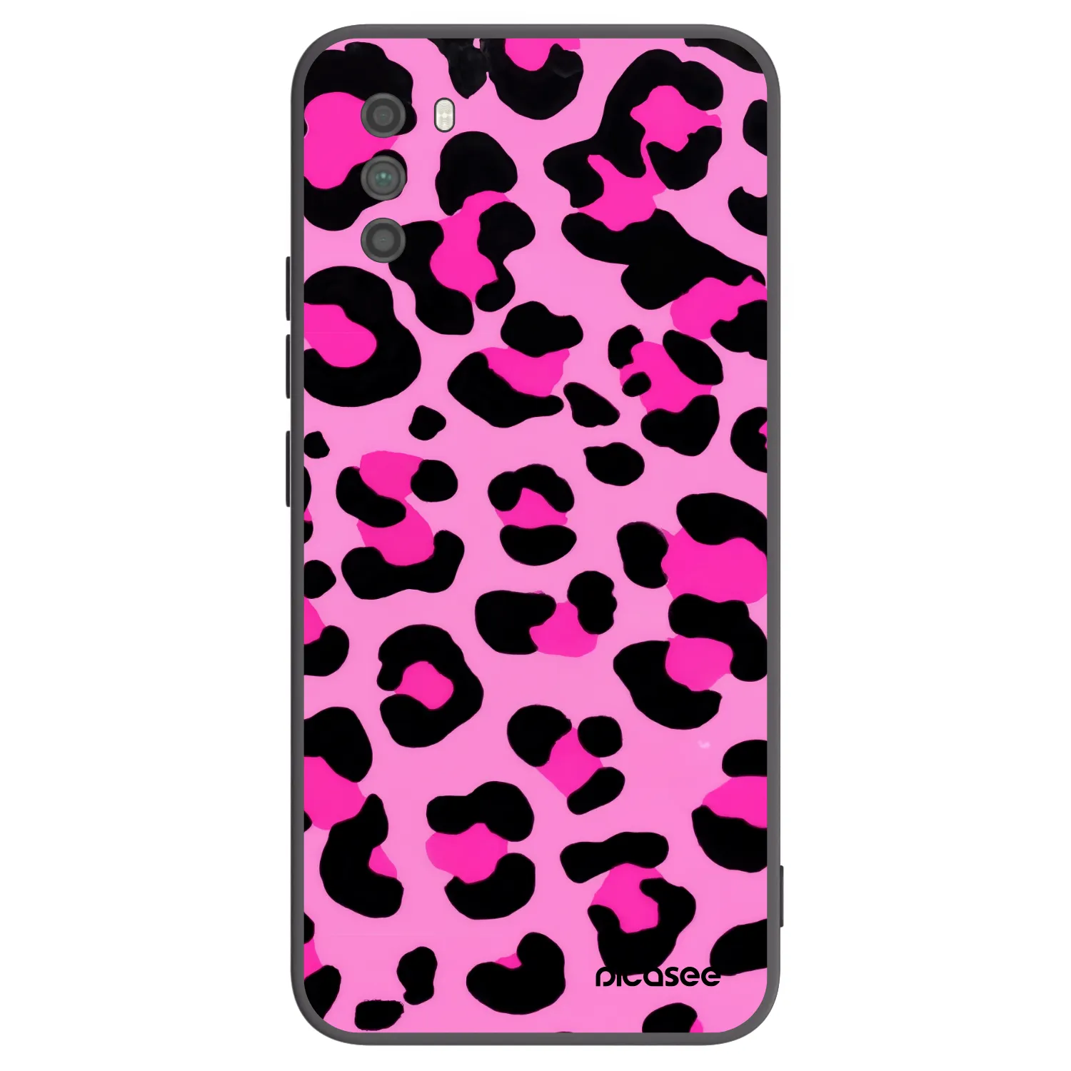 Picasee Μαύρη θήκη σιλικόνης για Xiaomi Poco M3 - Pink Tiger