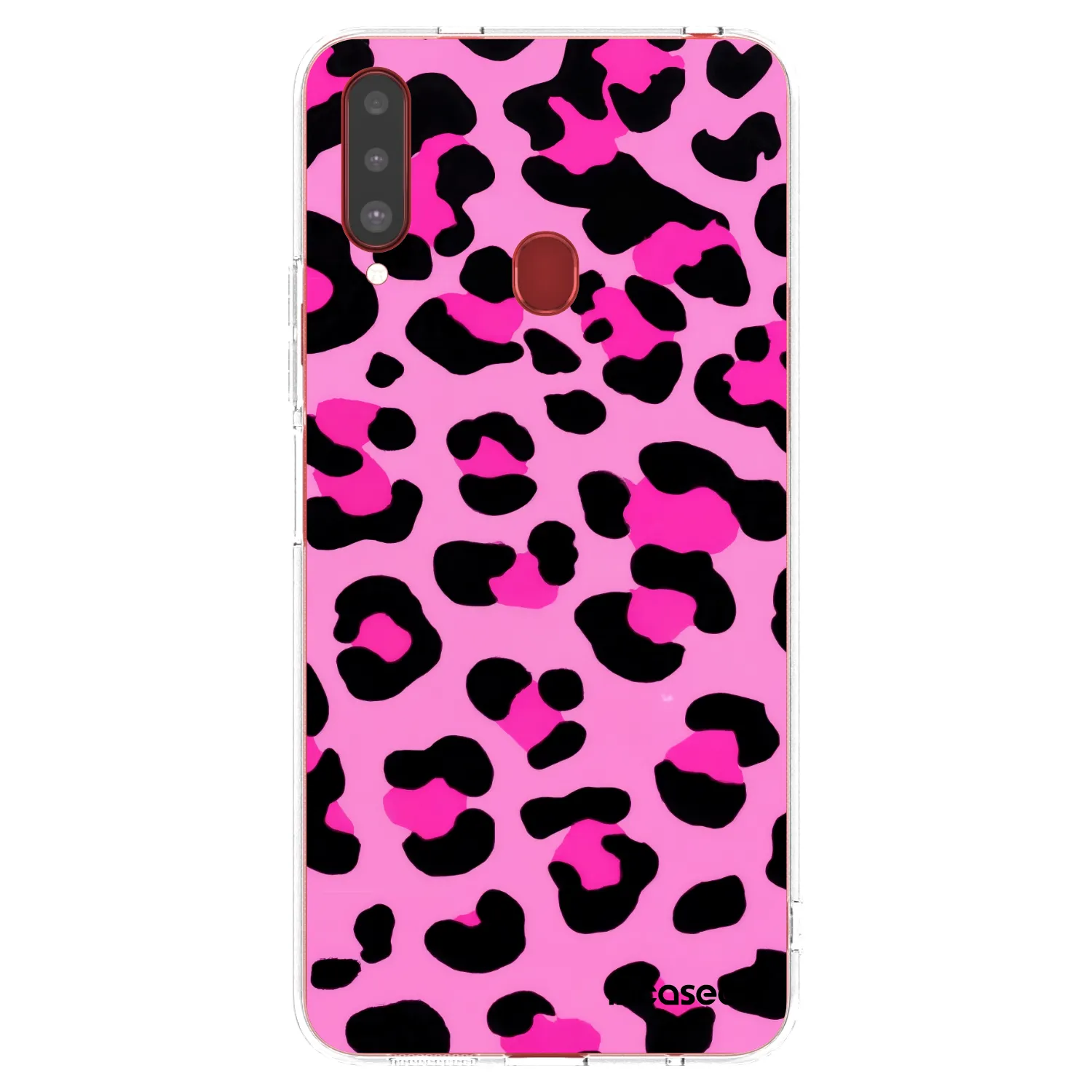 Picasee διαφανής θήκη σιλικόνης Samsung Galaxy A20s - Pink Tiger