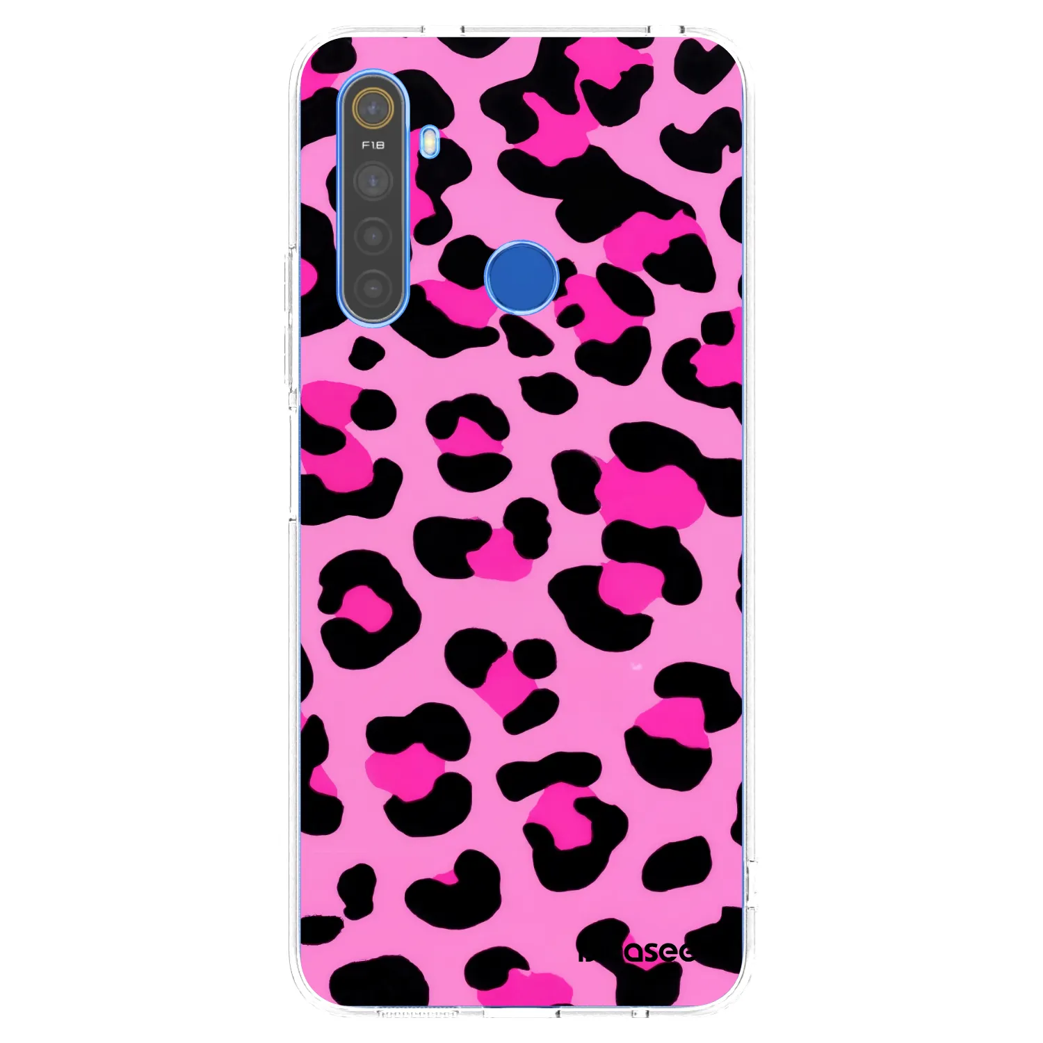Picasee διαφανής θήκη σιλικόνης Realme 5 - Pink Tiger