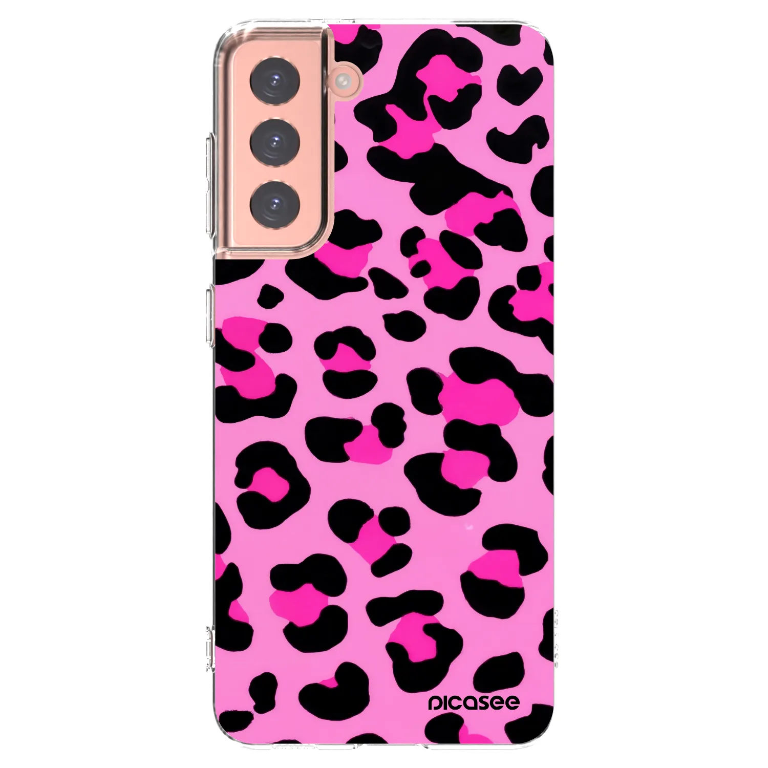 Picasee διαφανής θήκη σιλικόνης Samsung Galaxy S21 5G G991B - Pink Tiger