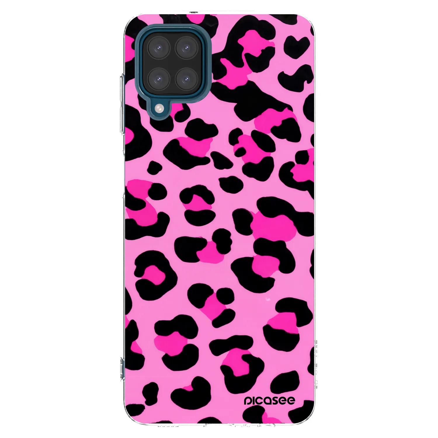 Picasee διαφανής θήκη σιλικόνης Samsung Galaxy A12 A125F - Pink Tiger