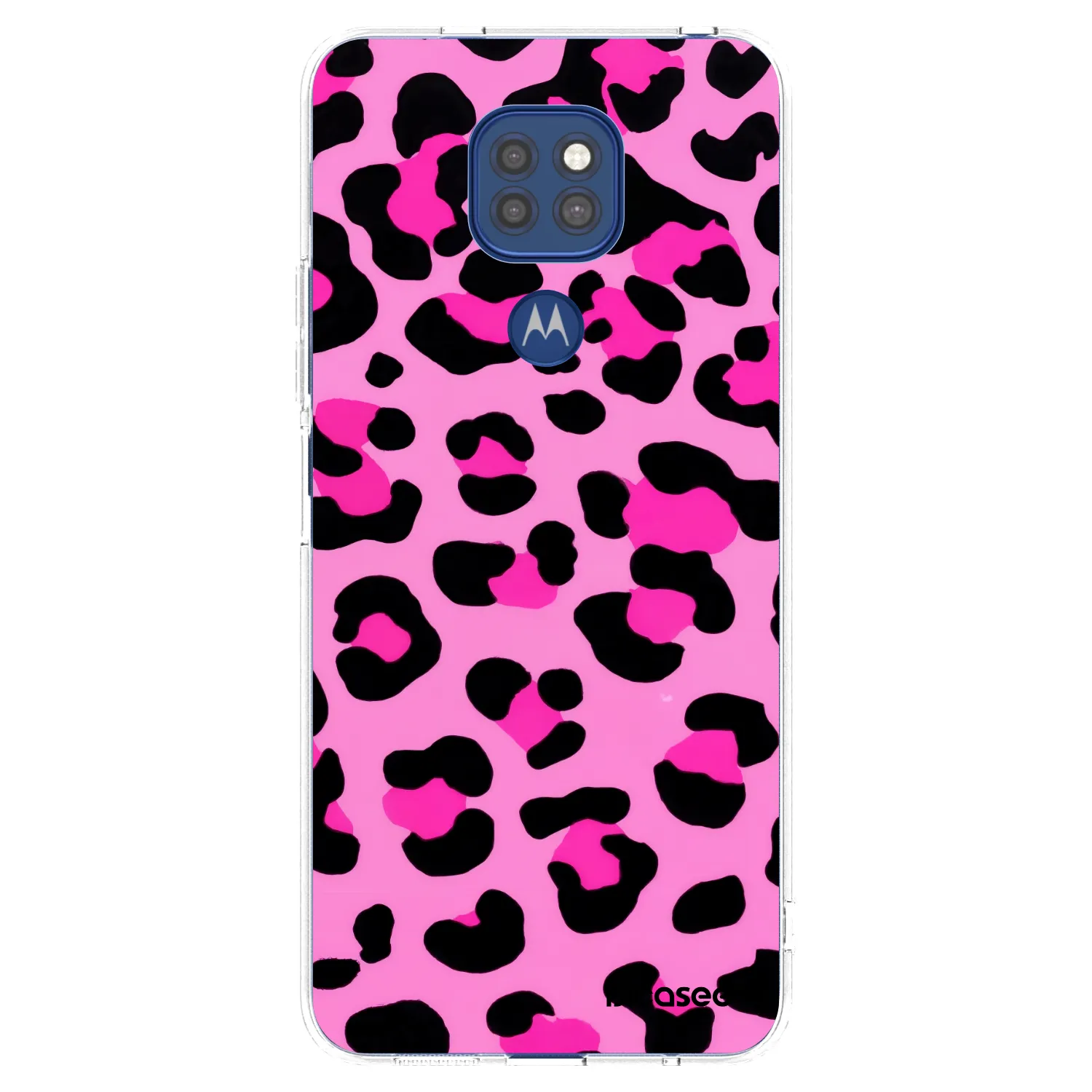 Picasee διαφανής θήκη σιλικόνης Motorola Moto G9 Play - Pink Tiger