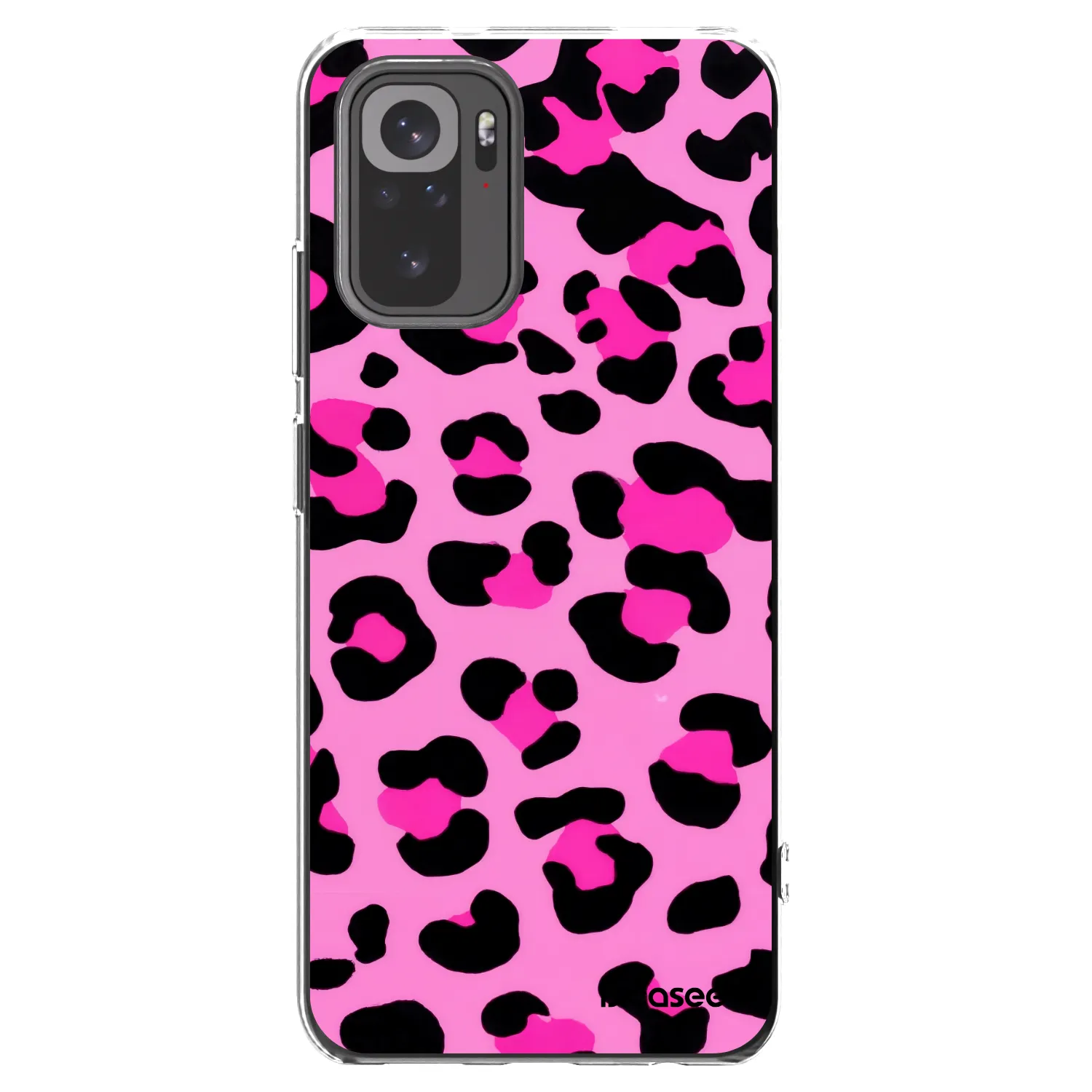 Picasee διαφανής θήκη σιλικόνης Xiaomi Redmi Note 10S - Pink Tiger