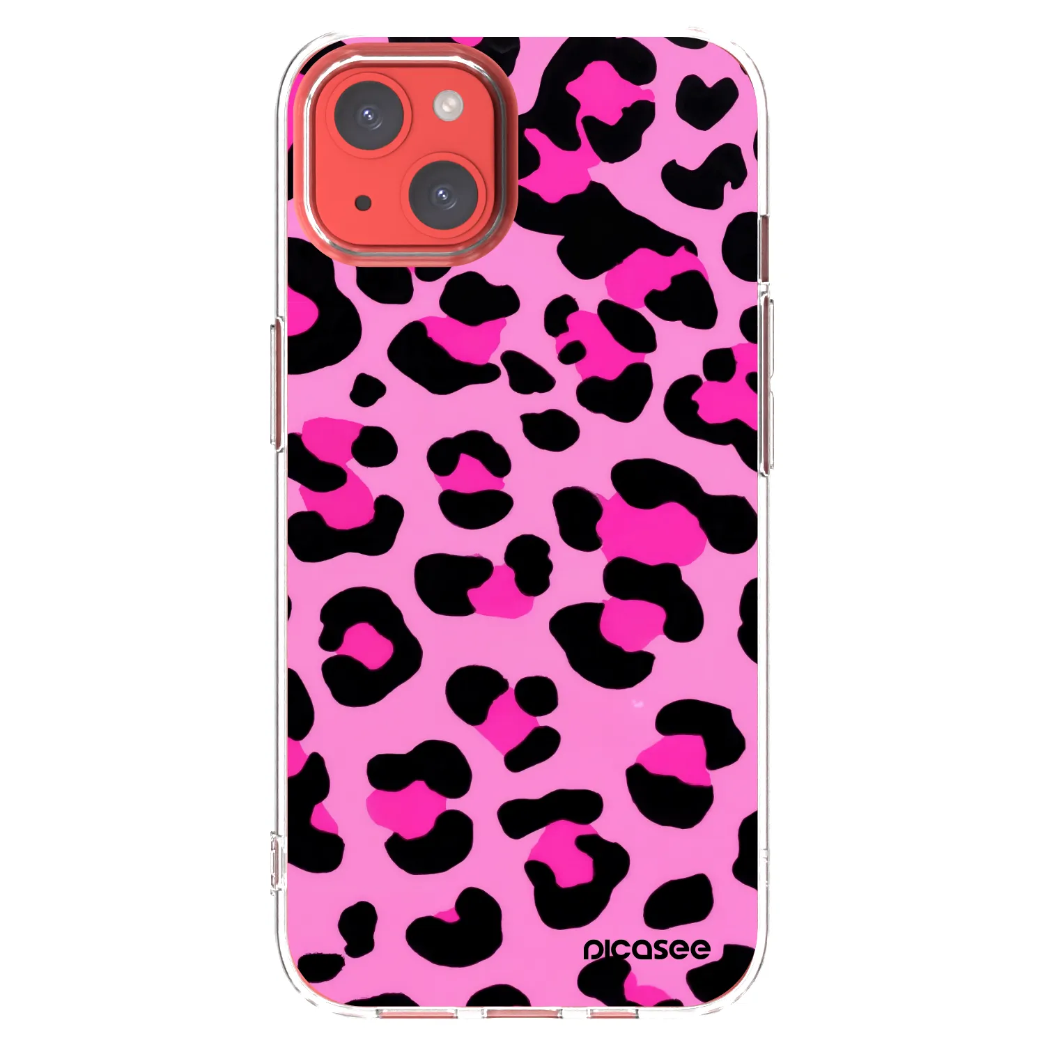 Picasee διαφανής θήκη σιλικόνης Apple iPhone 13 - Pink Tiger