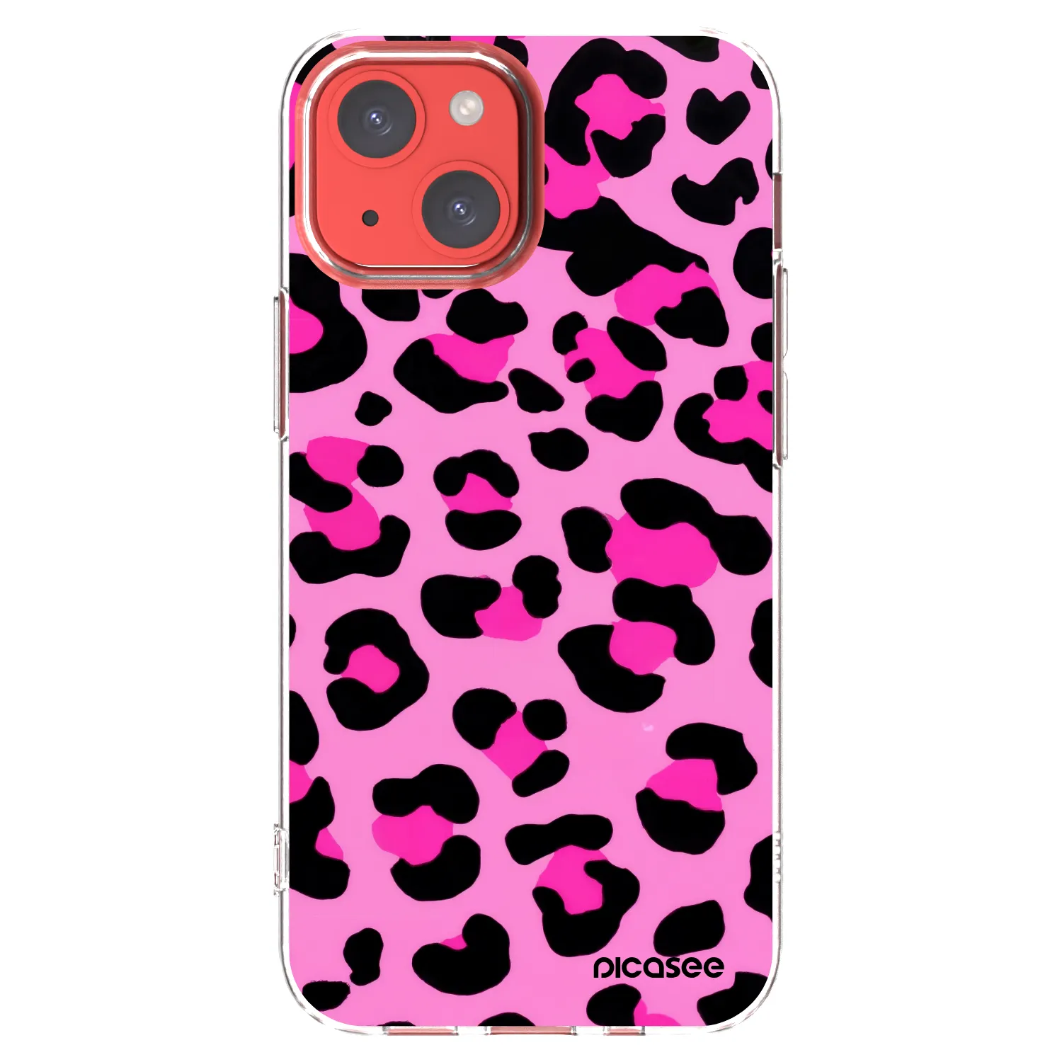Picasee διαφανής θήκη σιλικόνης Apple iPhone 13 mini - Pink Tiger
