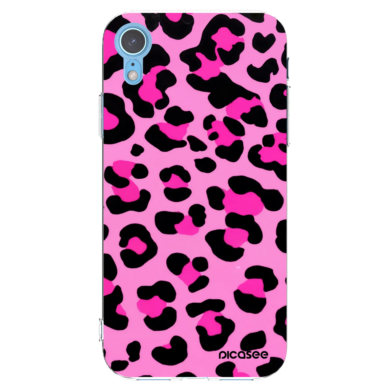 Picasee διαφανής θήκη σιλικόνης Apple iPhone XR - Pink Tiger