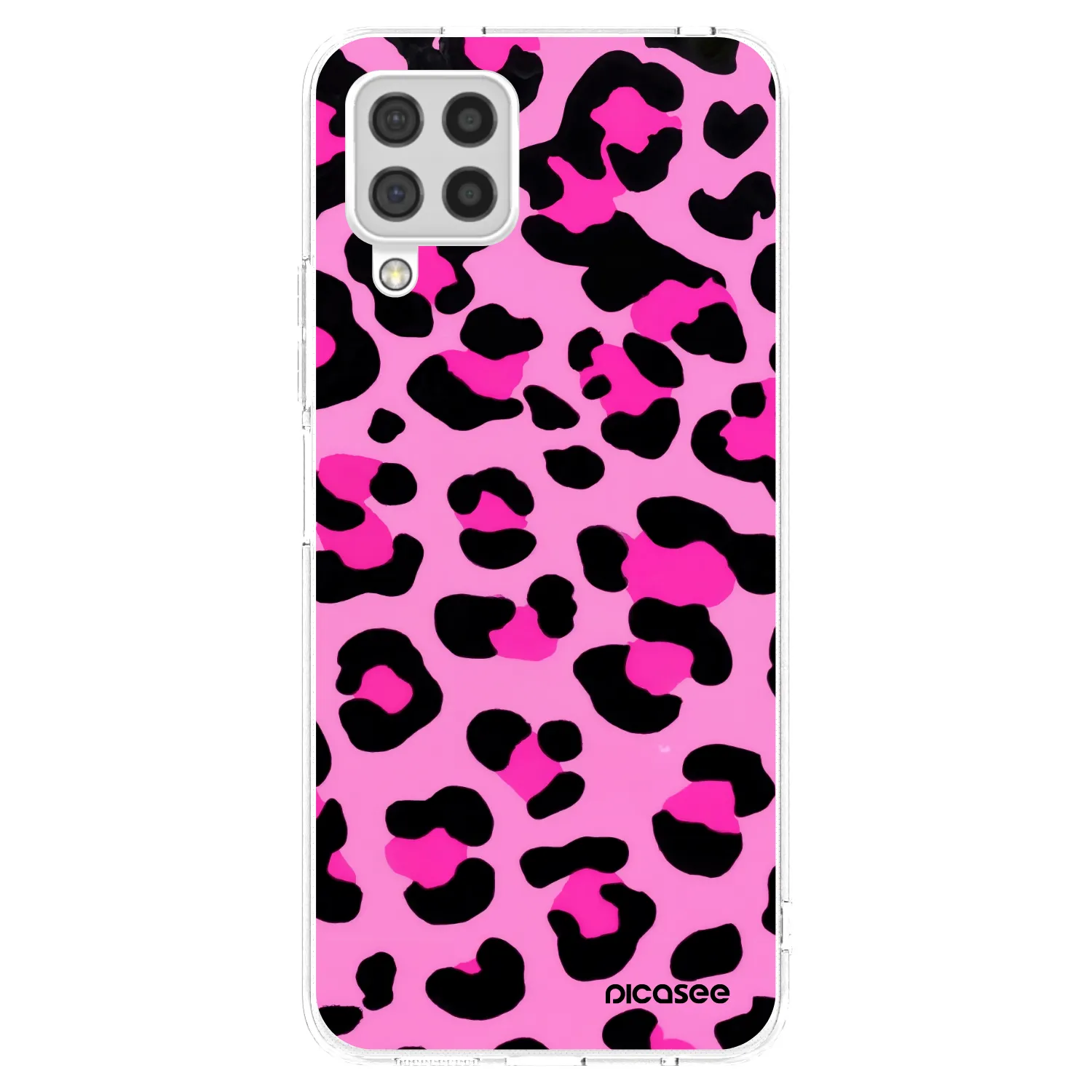 Picasee διαφανής θήκη σιλικόνης Samsung Galaxy A22 A225F 4G - Pink Tiger