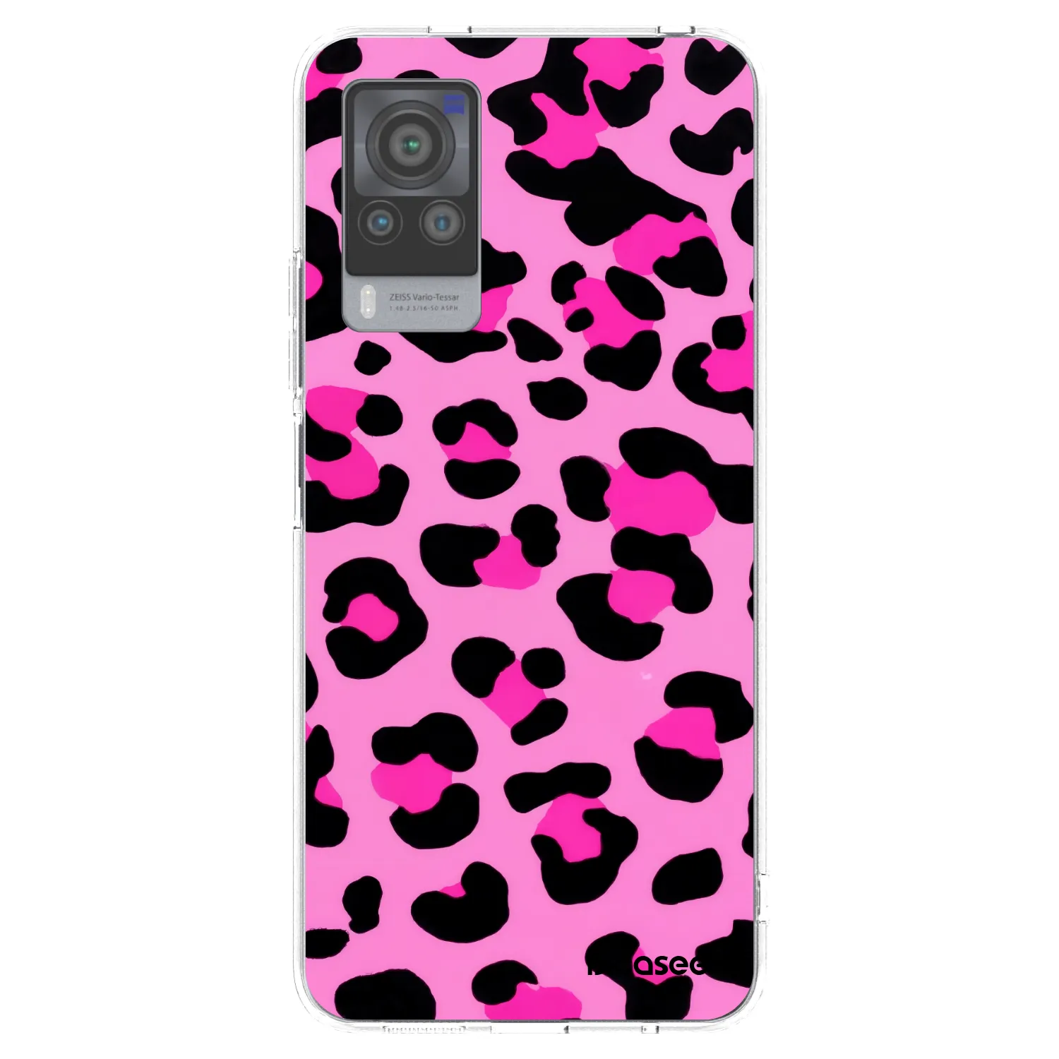 Picasee διαφανής θήκη σιλικόνης Vivo X60 Pro 5G - Pink Tiger