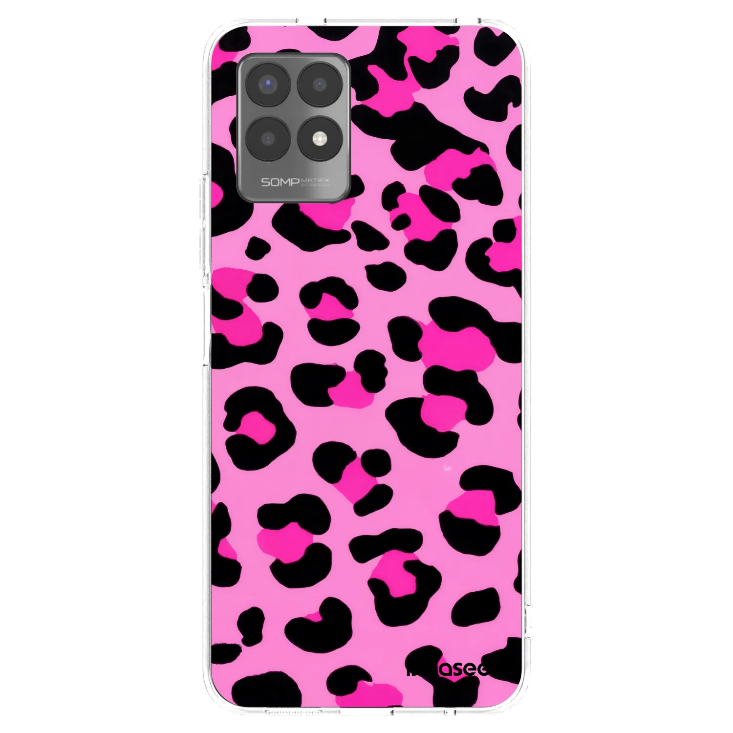 Picasee διαφανής θήκη σιλικόνης Realme 8i - Pink Tiger