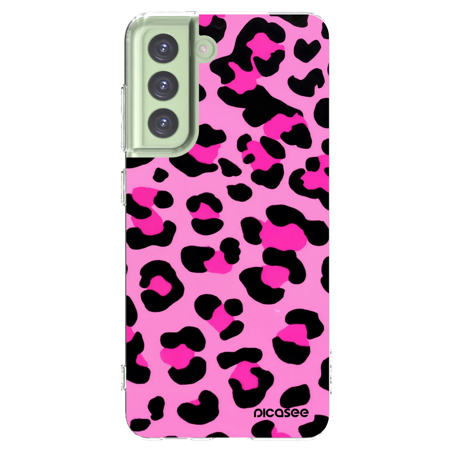 Picasee διαφανής θήκη σιλικόνης Samsung Galaxy S21 FE 5G - Pink Tiger