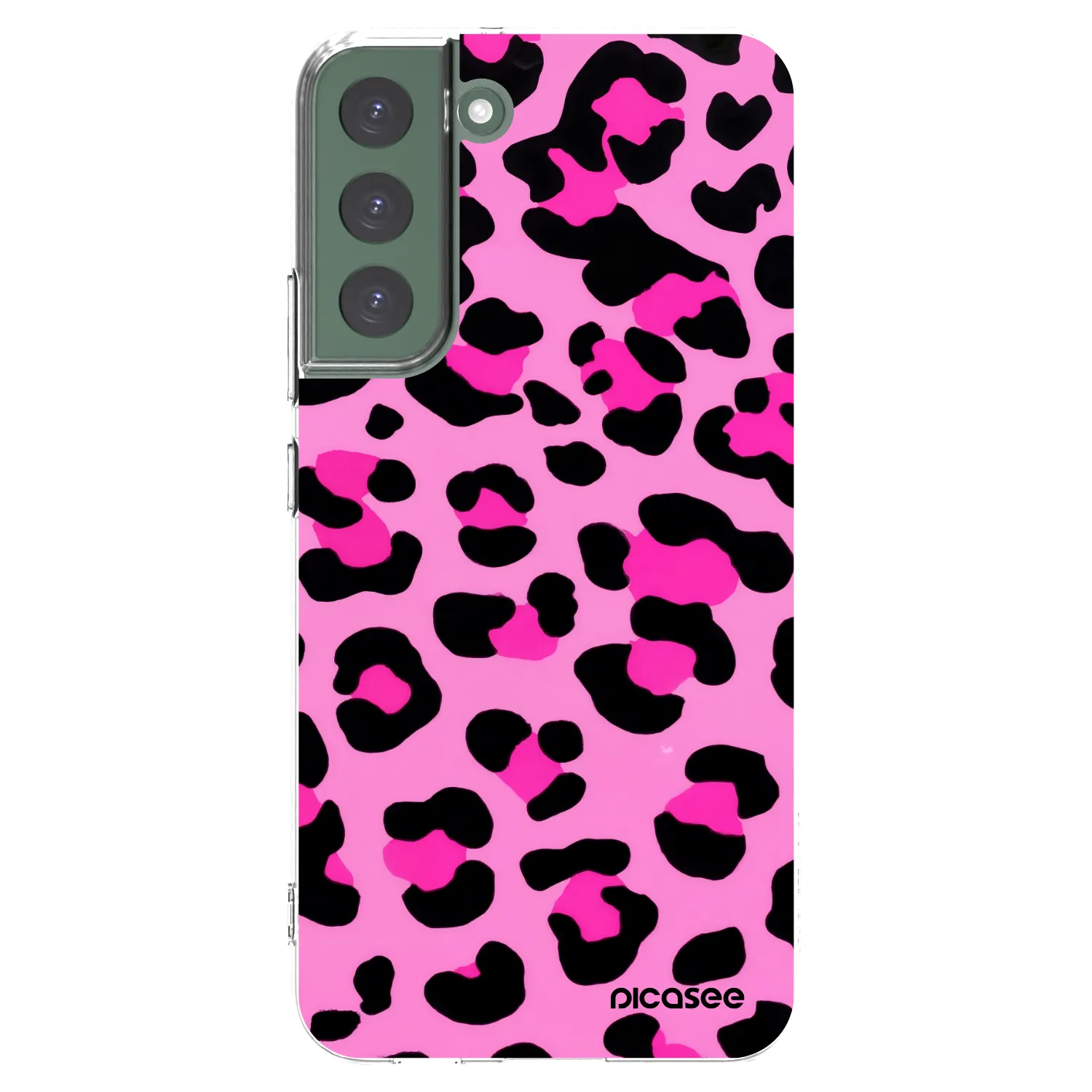 Picasee διαφανής θήκη σιλικόνης Samsung Galaxy S22+ 5G - Pink Tiger