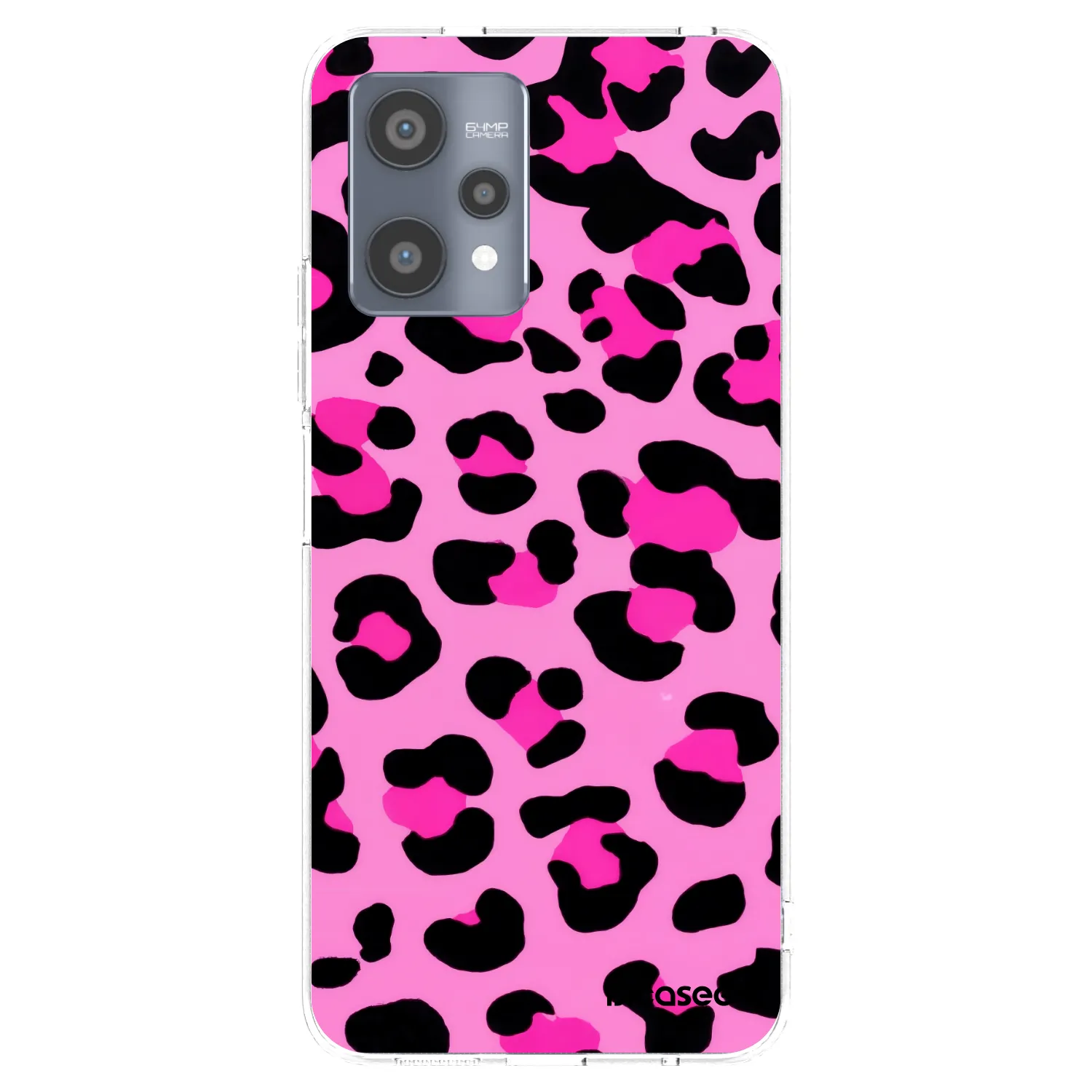 Picasee διαφανής θήκη σιλικόνης Realme 9 Pro 5G - Pink Tiger