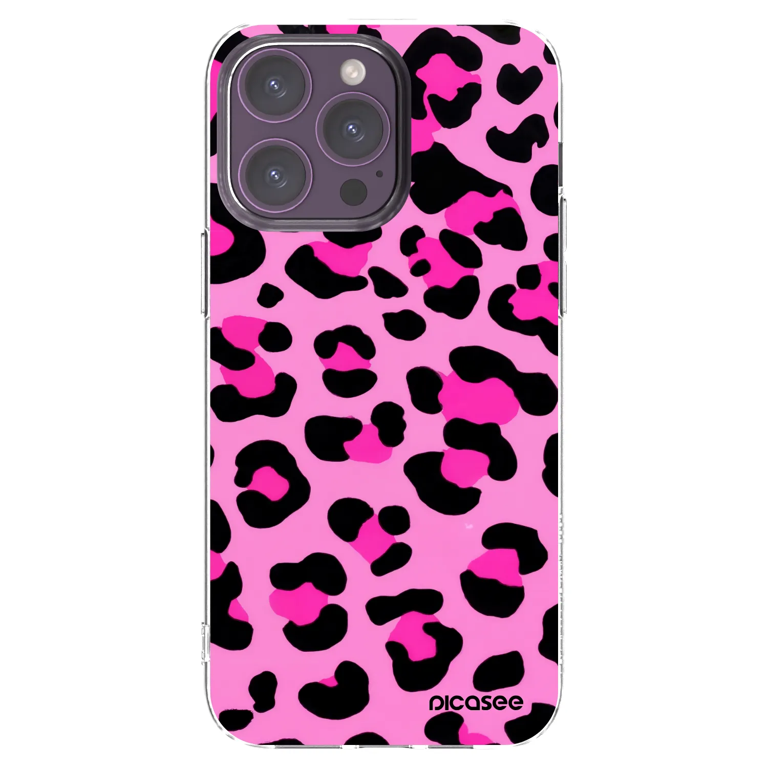 Picasee διαφανής θήκη σιλικόνης Apple iPhone 14 Pro Max - Pink Tiger