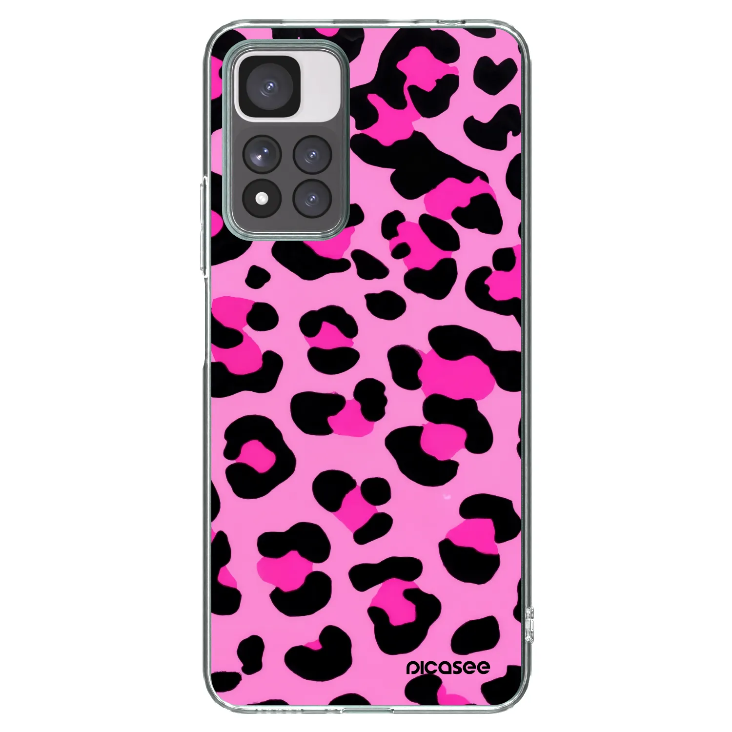 Picasee διαφανής θήκη σιλικόνης Xiaomi Redmi Note 11 Pro+ 5G - Pink Tiger