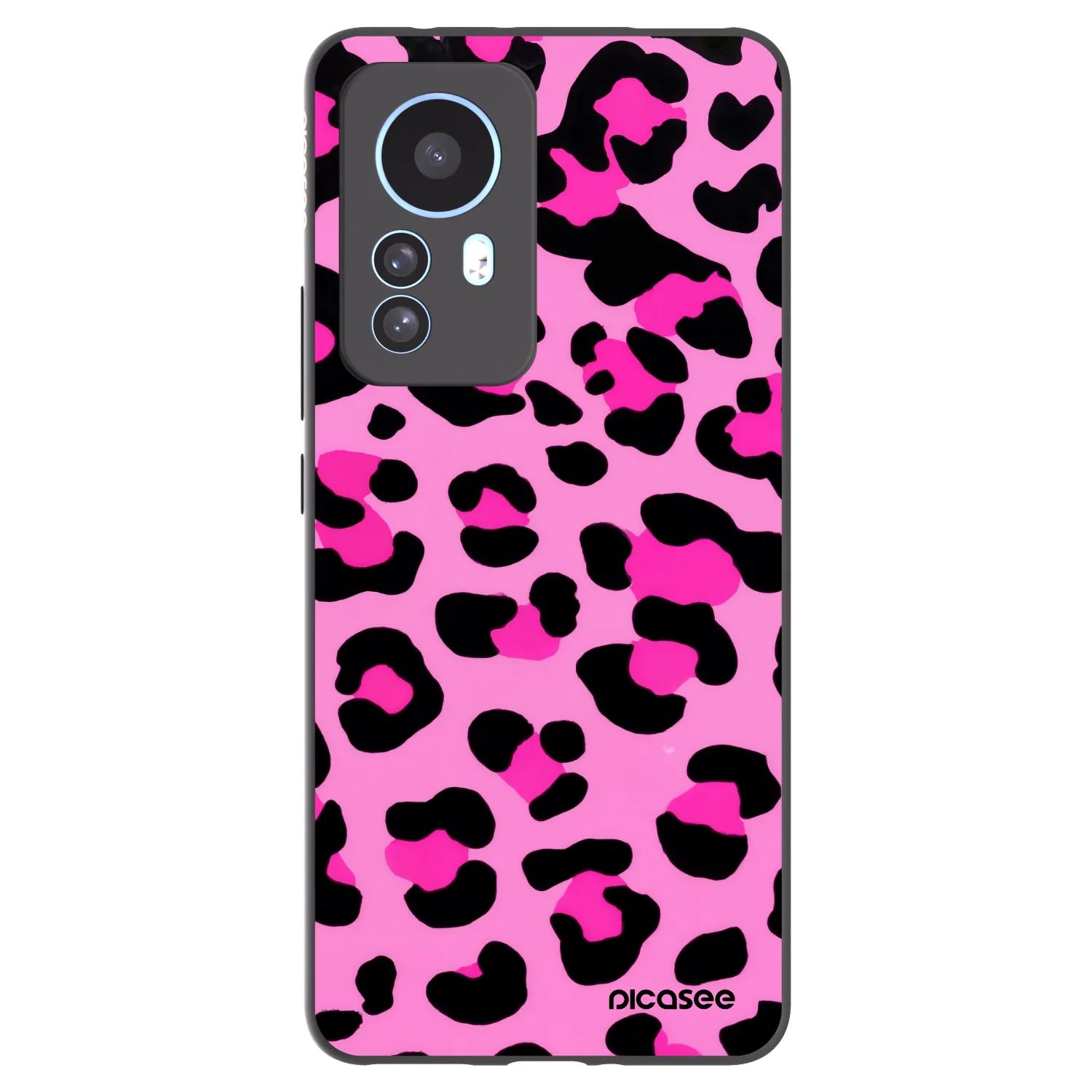 Picasee Μαύρη θήκη σιλικόνης για Xiaomi 12T - Pink Tiger