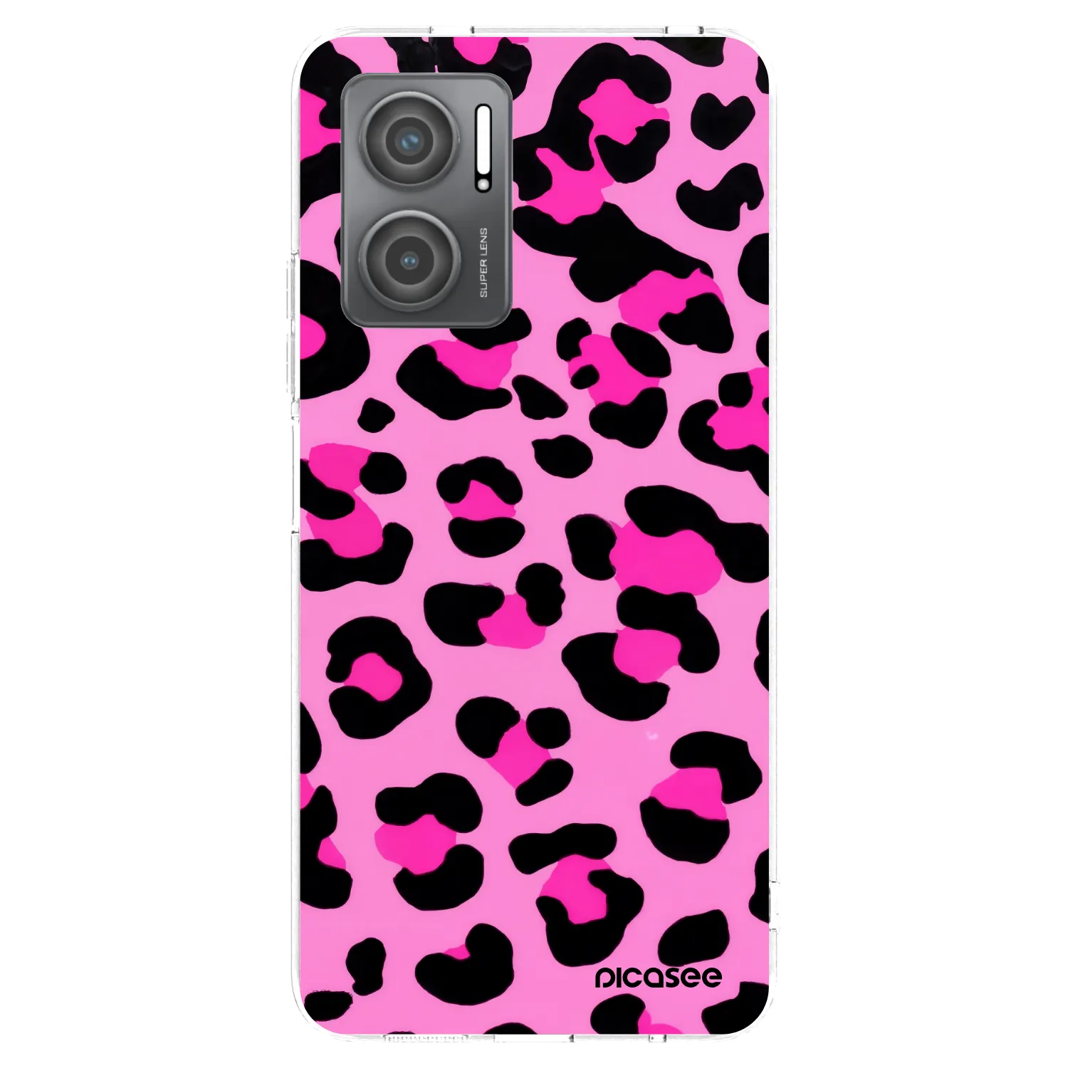 Picasee διαφανής θήκη σιλικόνης Xiaomi Redmi 10 5G - Pink Tiger