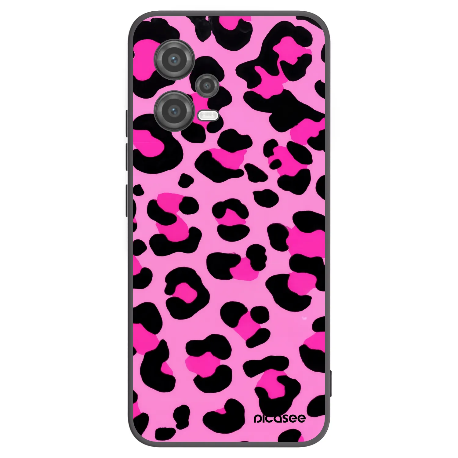 Picasee Μαύρη θήκη σιλικόνης για Xiaomi Poco X5 - Pink Tiger